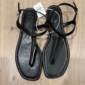 Brand New J. Crew Elegant Black Women's Sandals